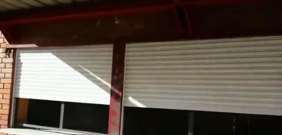 persiana de seguridad de aluminio